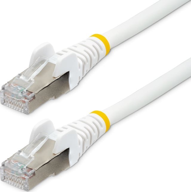 StarTech StarTech NLWH-50C-CAT6A-PATCH kabel sieciowy Biały 0,5 m S/FTP (S-STP)