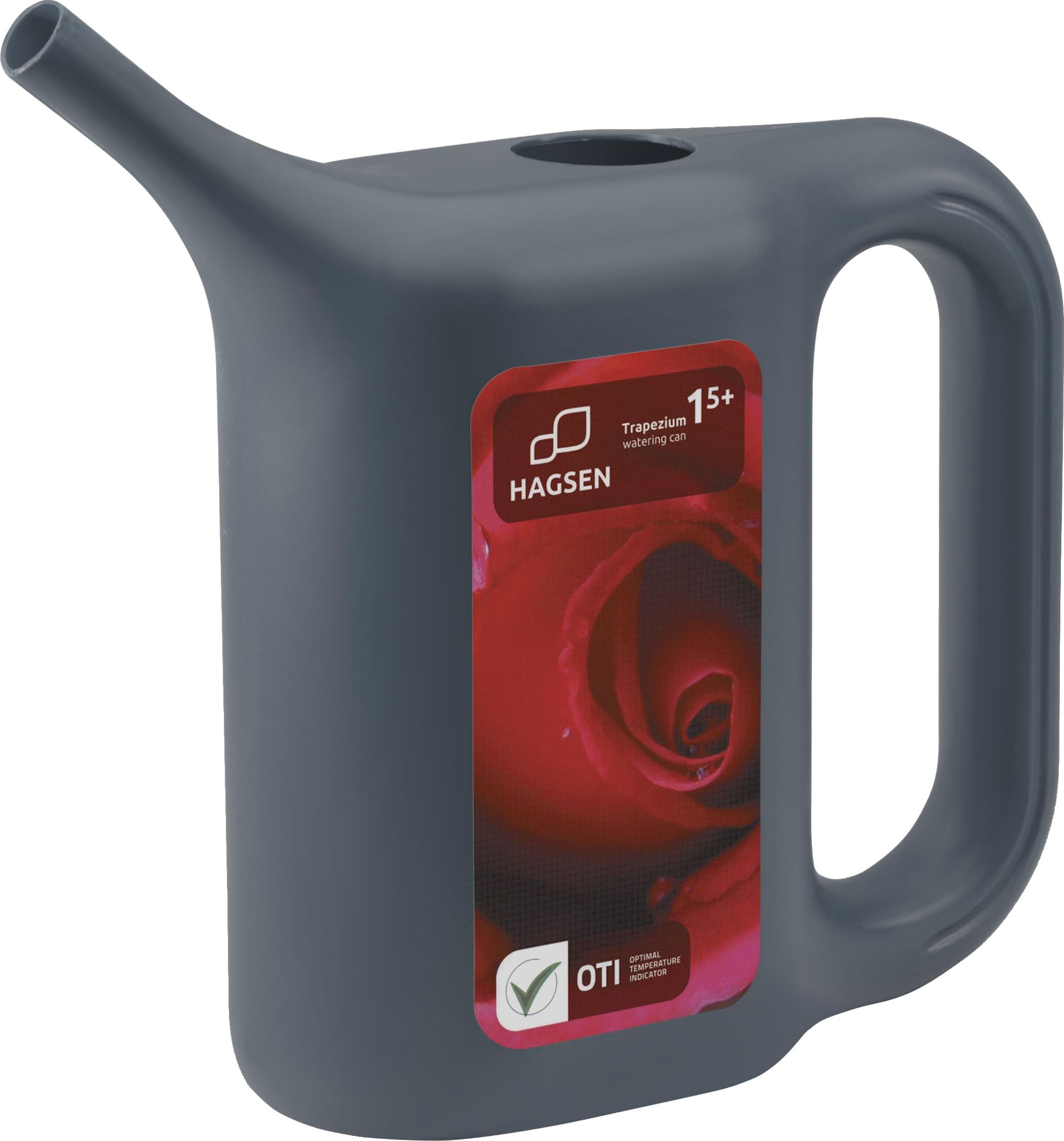 Hagsen Konewka plastikowa Trapezium1,5L ciemny popiel MX 2403