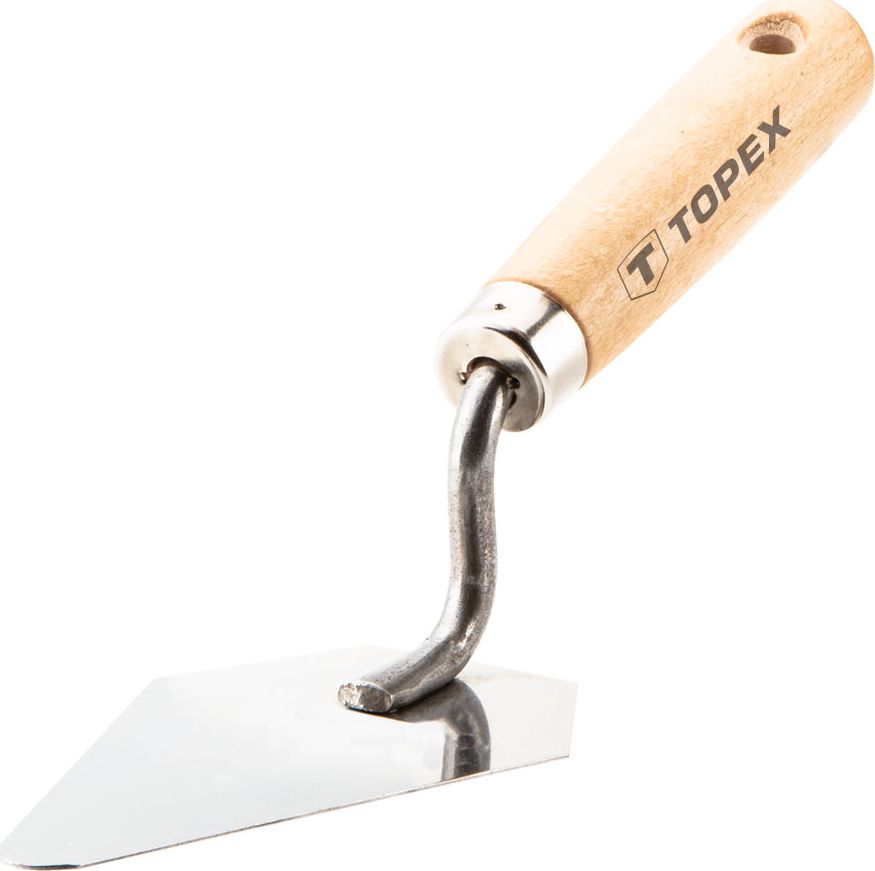 Topex Kielnia sztukatorska (Kielnia sztukatorska ostra 140 x 80 mm, stal nierdzewna)