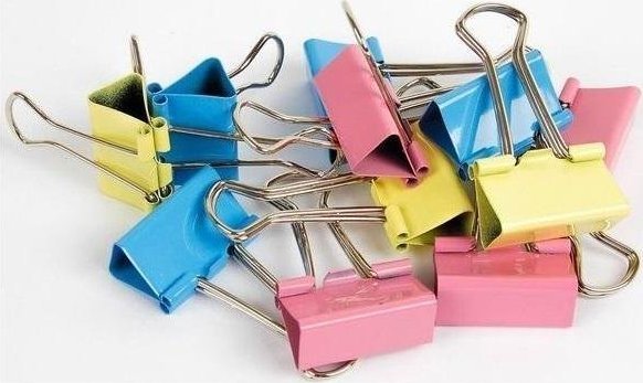 FANDY Klipy 25mm kolorowe 48szt.