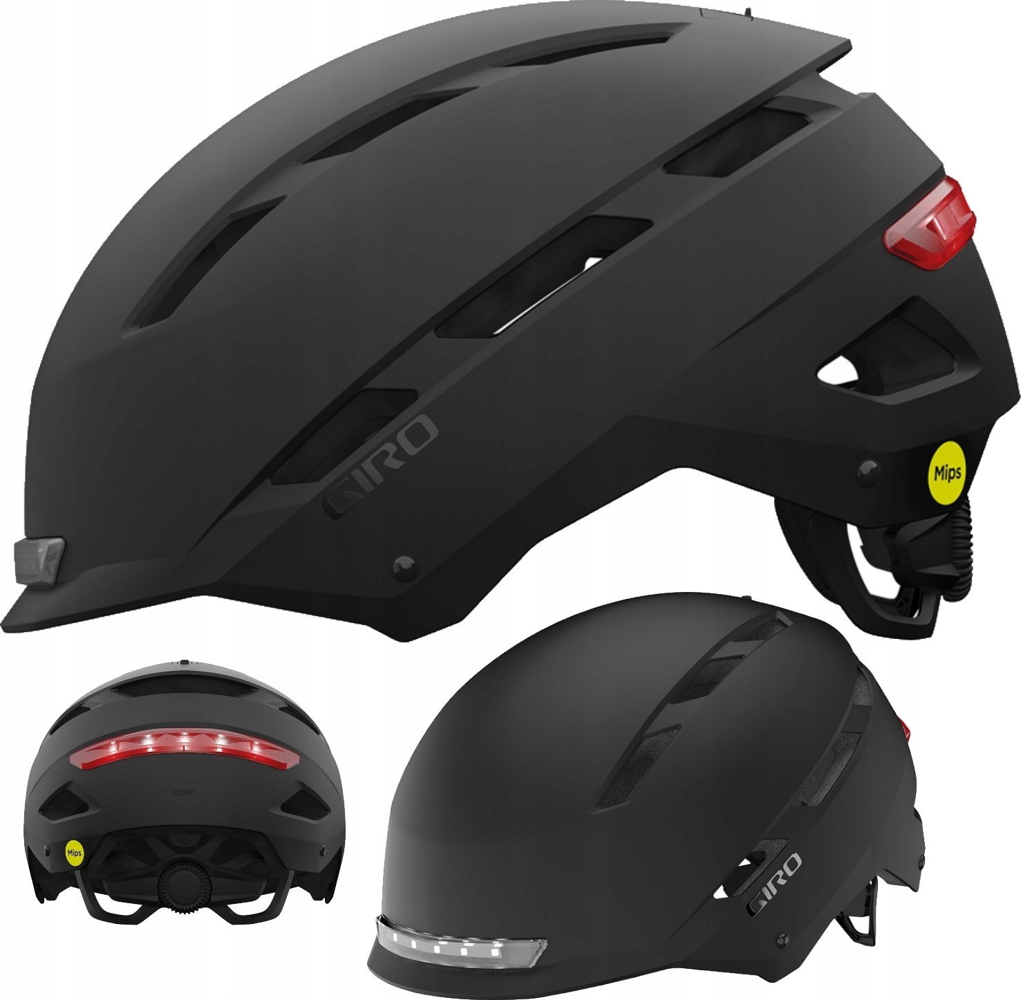 Giro Kask miejski GIRO ESCAPE MIPS INTEGRATED matte black roz. L (59-63 cm) (NEW)