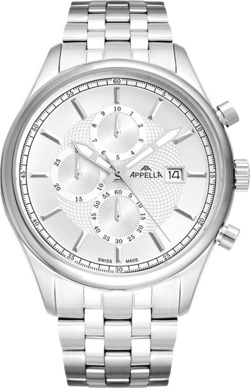 Zegarek Acappella Zegarek męski Appella L70002.5113CH srebrny