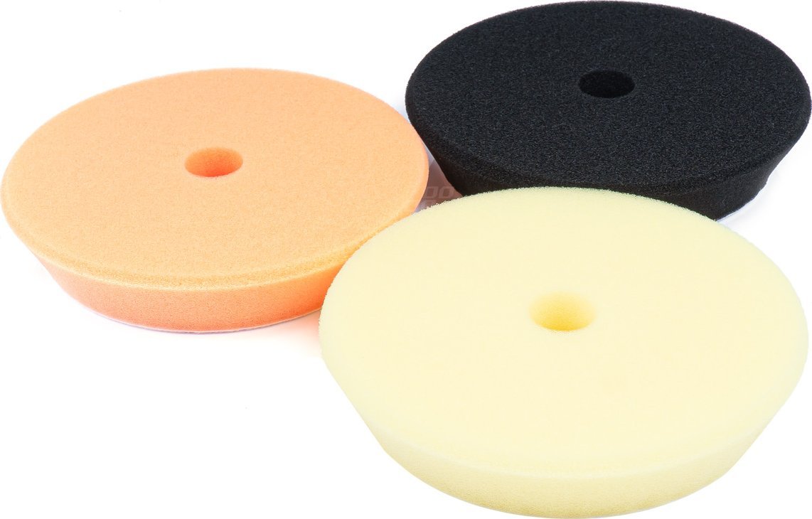 AMiO Zestaw gąbek do polerowania gąbki polerskie 3 szt. 125 mm/ 150 mm amio-03708