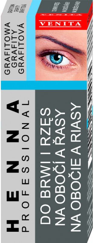 Venita Henna do brwi i rzęs 13g Grafit