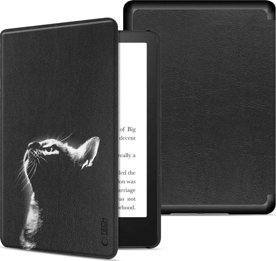Pokrowiec Tech-Protect Etui KINDLE 11 / 12 / 2022-2024 Tech-Protect SmartCase Black Cat