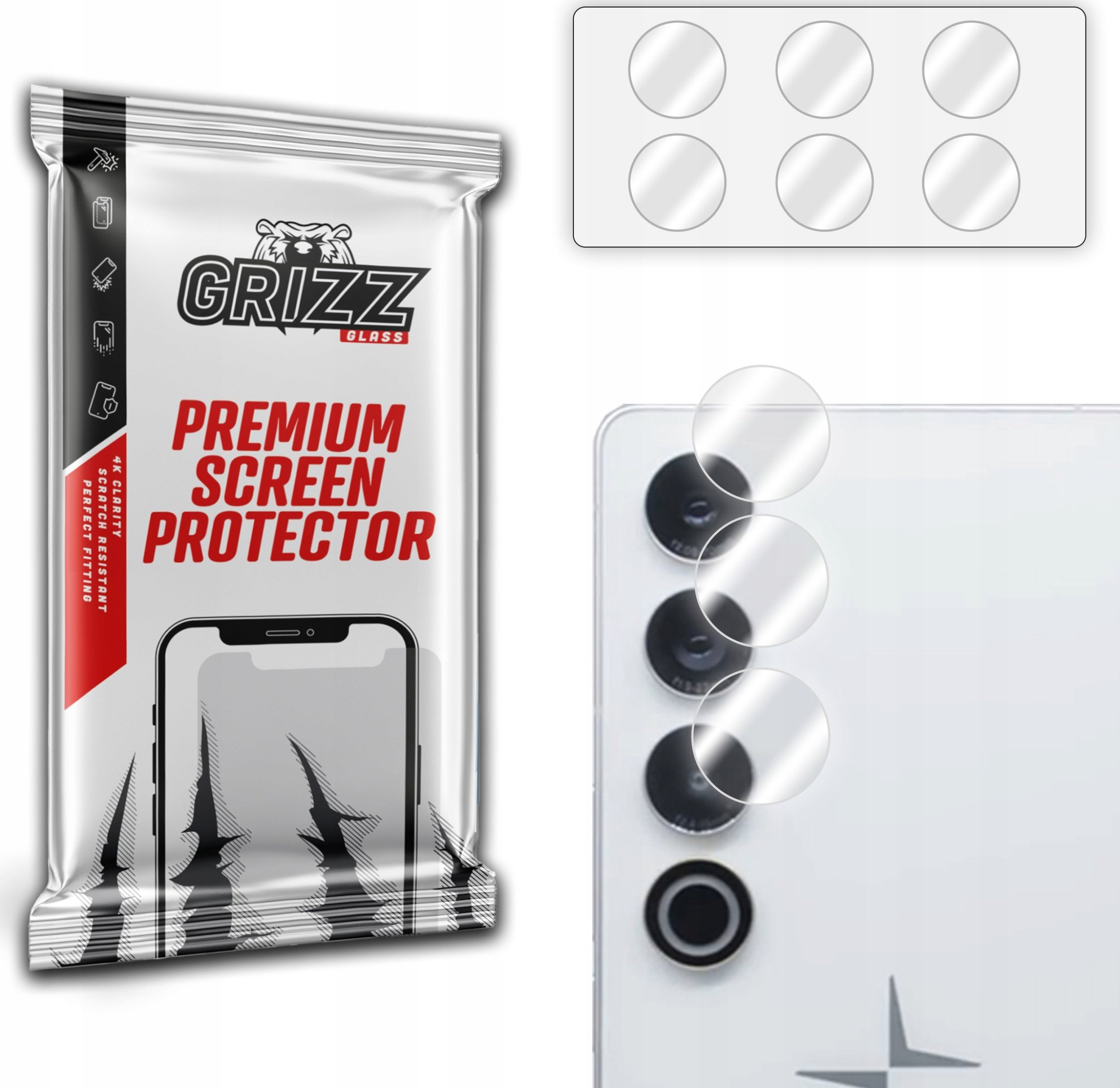 GrizzGlass Szkło na aparat GrizzGlass HybridGlass Camera do Polestar Phone