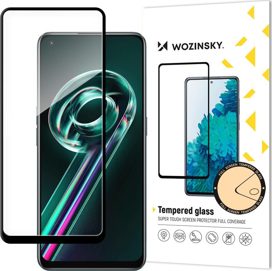 Wozinsky Wozinsky super wytrzymałe szkło hartowane Full Glue na cały ekran z ramką Case Friendly Realme 9 Pro + (9 Pro Plus) czarny