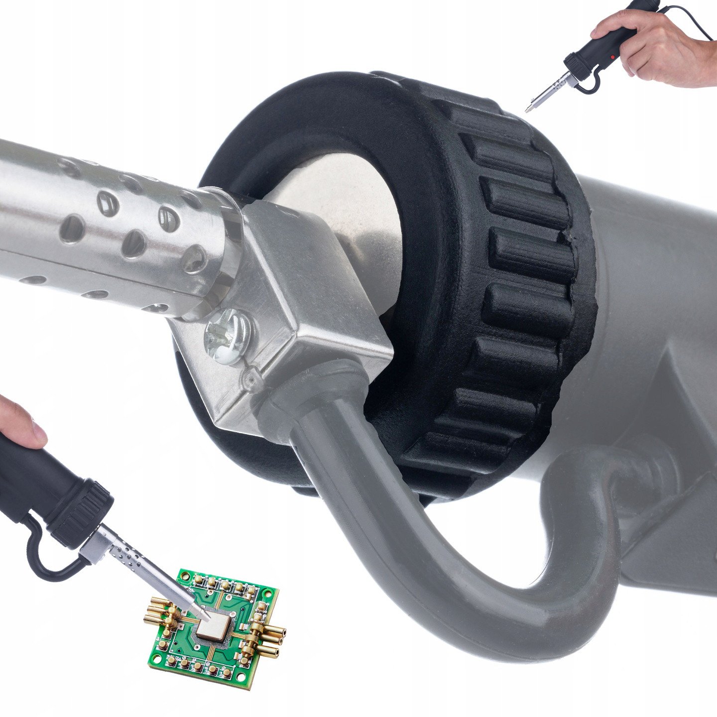 Nakrętka mocująca grzałkę do Elektrycznej ręcznej rozlutownicy do cyny 350W Seria Electric PRO