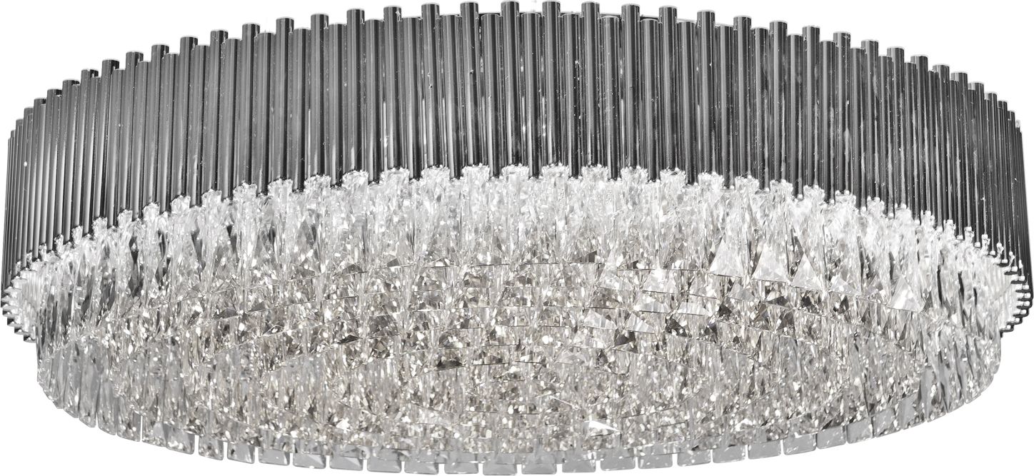 Lampa sufitowa Witek Home Plafon kryształowy Stic Chrome 60181/32