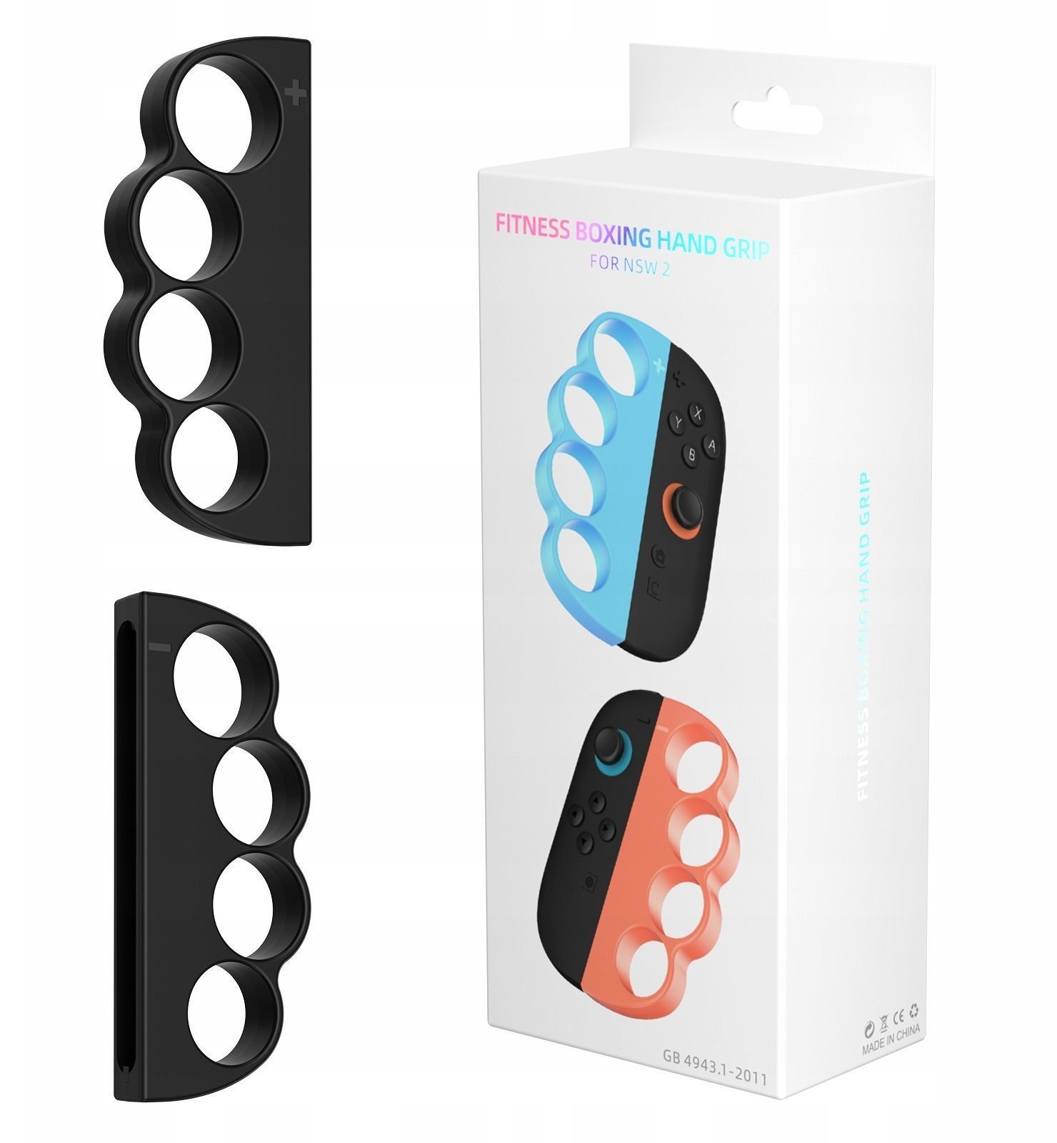 2x Uchwyt Bokserski Box Na Joy-con Nintendo Switch 2 / Nsw2 / Fitness Boxing / Jys-ns2298 / Czarny