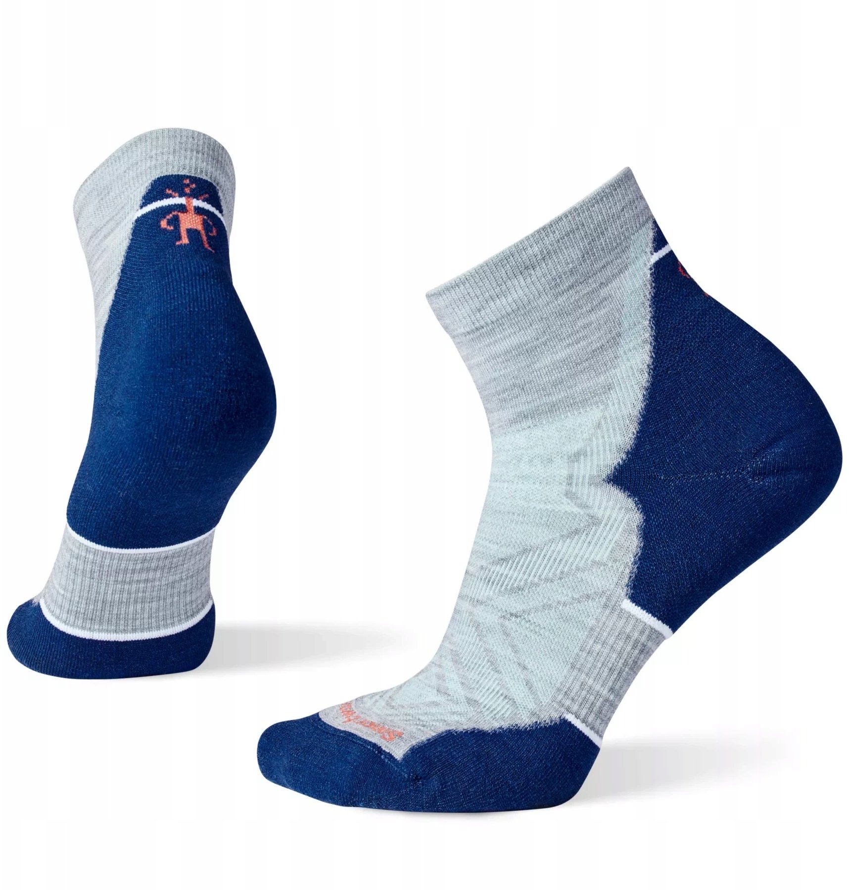 Smartwool W'S Run Targeted Cushion Ankle Socks, 039 | light gray, S