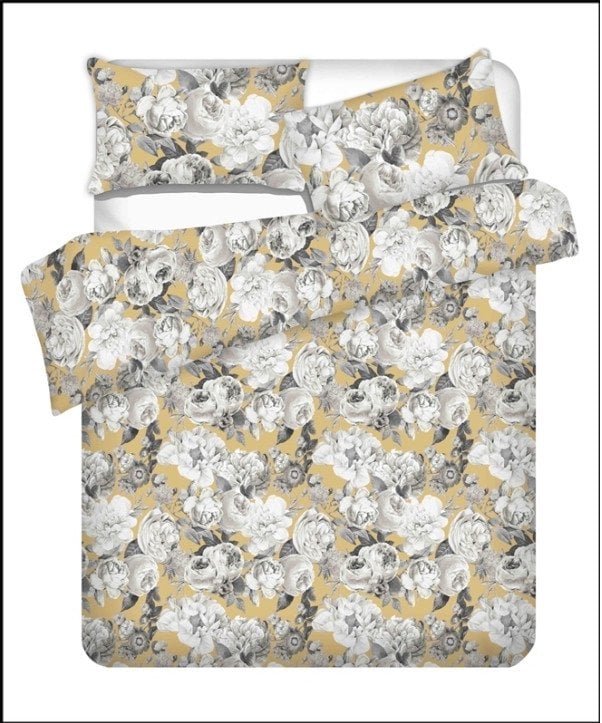 BED COV SET Reine Flowers COTTON 160x200
