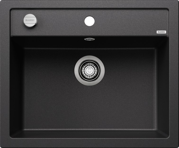 Zlewozmywak Blanco Dalago 6 Silgranit antracyt z korkiem automatycznym (514197)