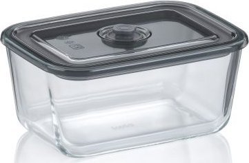 Kela Pojemnik na żywność, szkło borokrzemowe/tworzywo sztuczne, 1,4 l, 20 x 14,5 x 9 cm / Kela