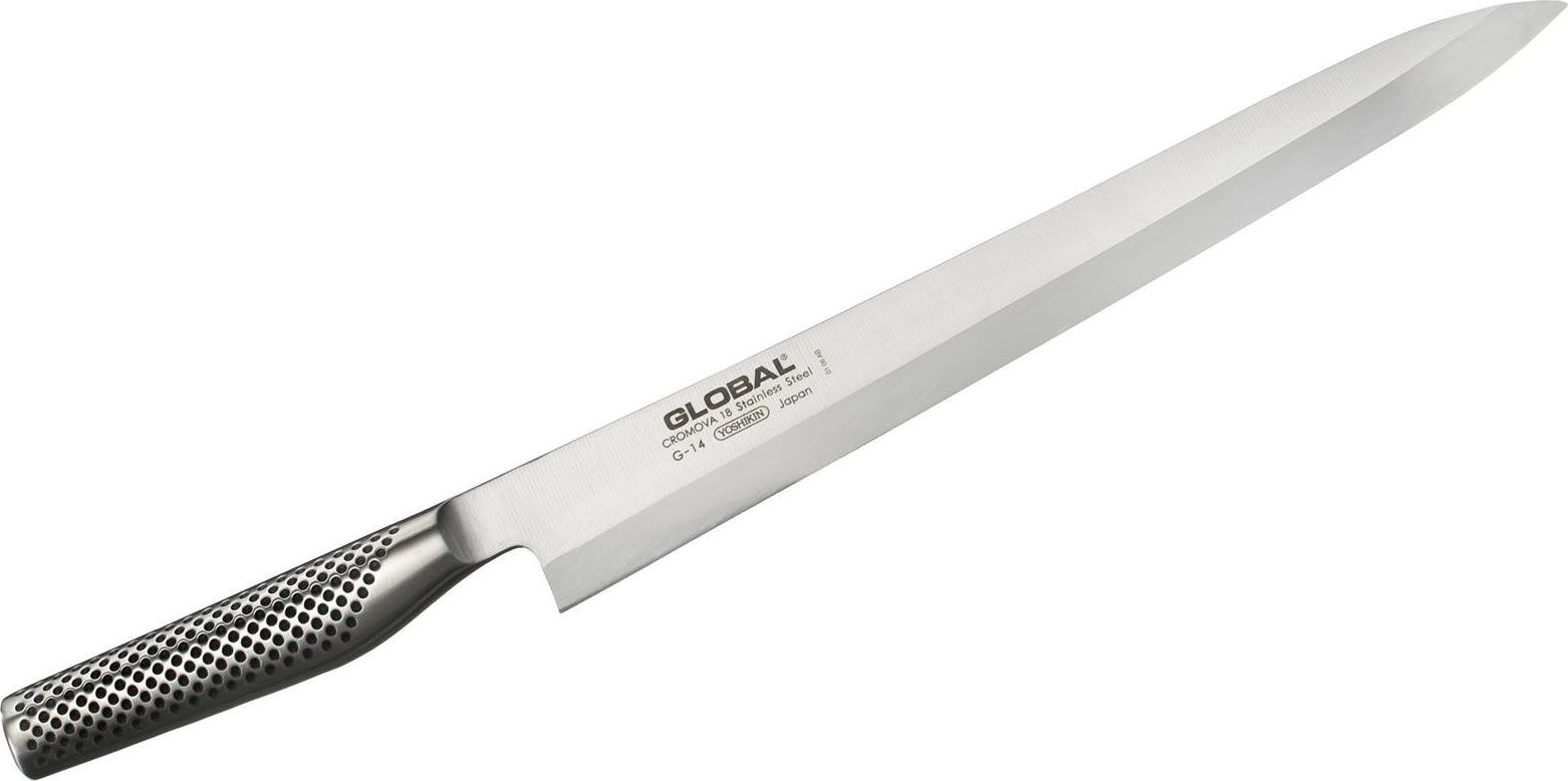 Global Nóż kuchenny GLOBAL Yanagi Sashimi 30 cm (praworęczny) [G-14R] uniwersalny