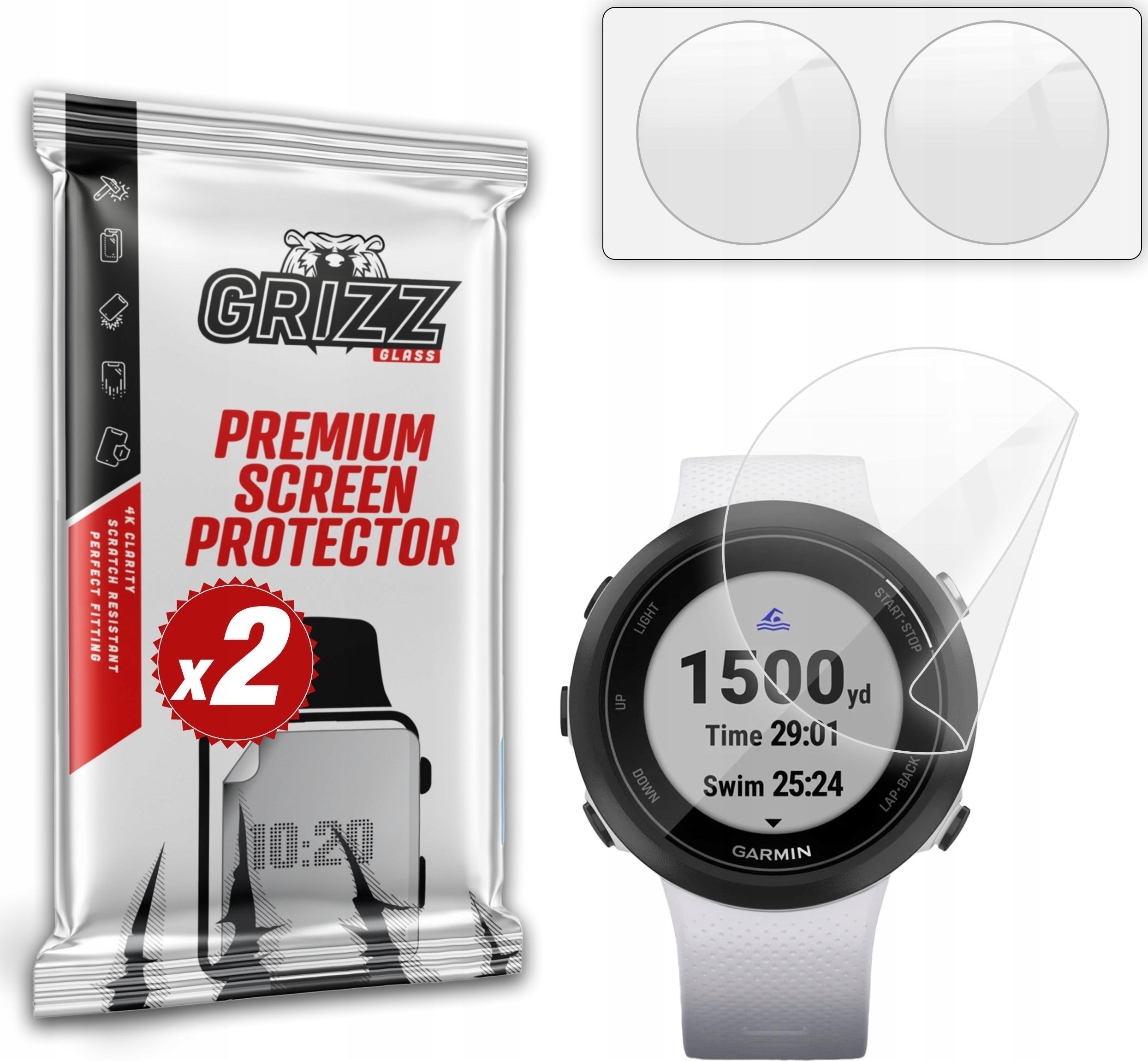 Folia ceramiczna GrizzGlass CeramicFilm do Garmin Swim 2