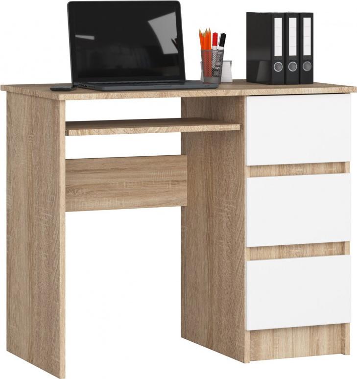 Biurko Fabryka Mebli Akord A-6 Beżowo-Białe 90 cm x 50 cm