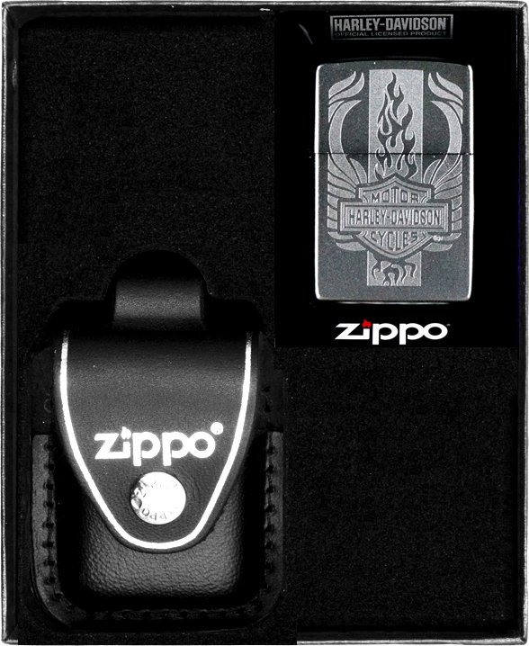Zestaw ZIPPO Zapalniczka HARLEY DAVIDSON 9 Prezentowy No3