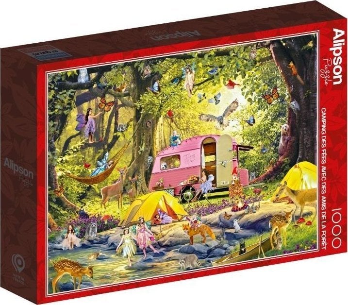 Puzzle 1000 Wróżkowy camping z przyjaciółmi