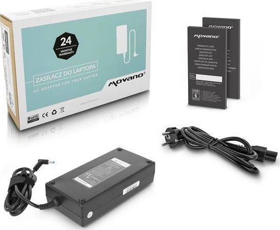 Zasilacz do laptopa Movano 200 W, 3 mm, 10.3 A, 19.5 V (ZZ/HP195103)