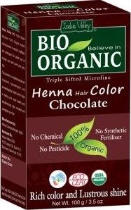 Indus Valley Bio Organic henna do włosów Czekoladowy 100g