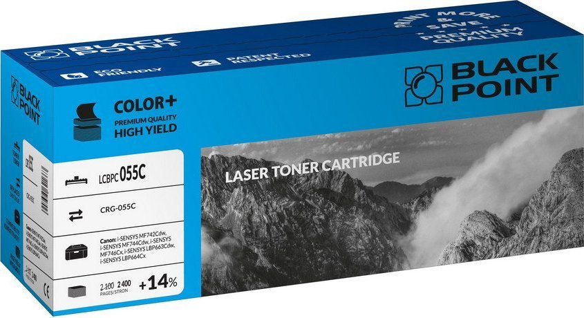 Toner Black Point BLACK POINT LCBPC055HC zamiennik CRG-055HC (cyan)