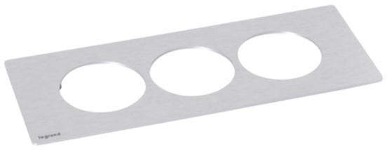 INCARA Gniazdo meblowe DISQin pokrywa 6 mod. mosaic 45 metal 654759