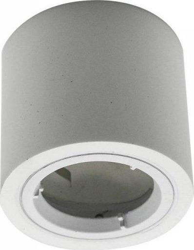 Lampa sufitowa V-TAC Oprawa V-TAC GIPS GU10 Natynkowa Tuba Okrągła Biała 75x75mm VT-716