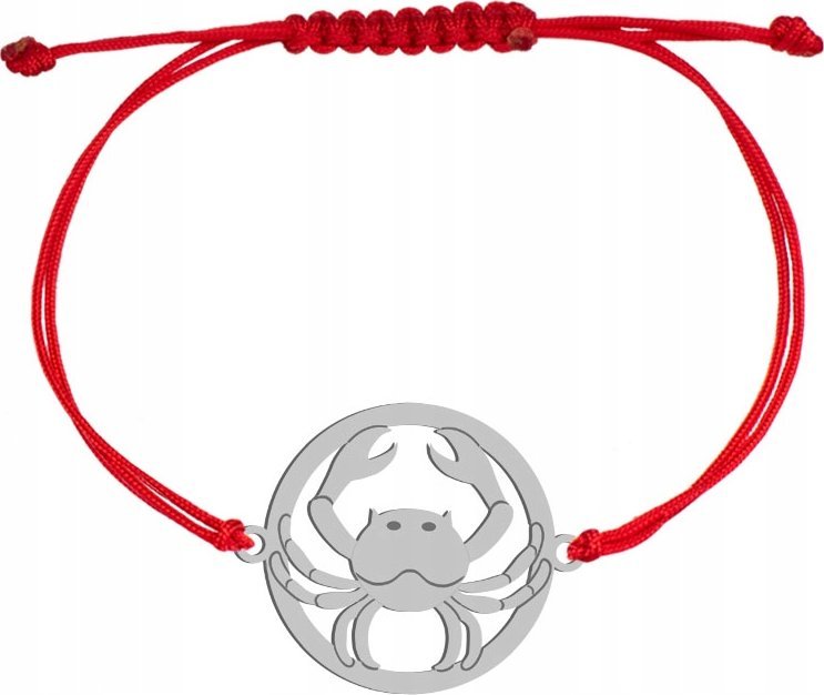 Radziszewska Jewellery Srebrna Bransoletka Znak Zodiaku RAK GRAWER