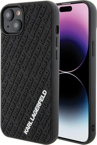 Karl Lagerfeld Karl Lagerfeld KLHCP15M3DMKRLK iPhone 15 Plus 6.7" czarny/black hardcase 3D Rubber Multi Logo