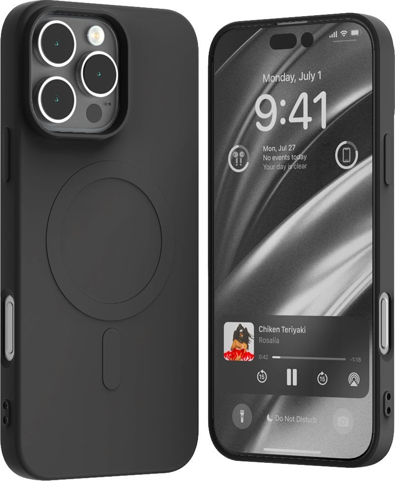 Mercury Mercury MagSafe Semi-Silicone iPhone 16 Pro Max 6,9" czarny/black