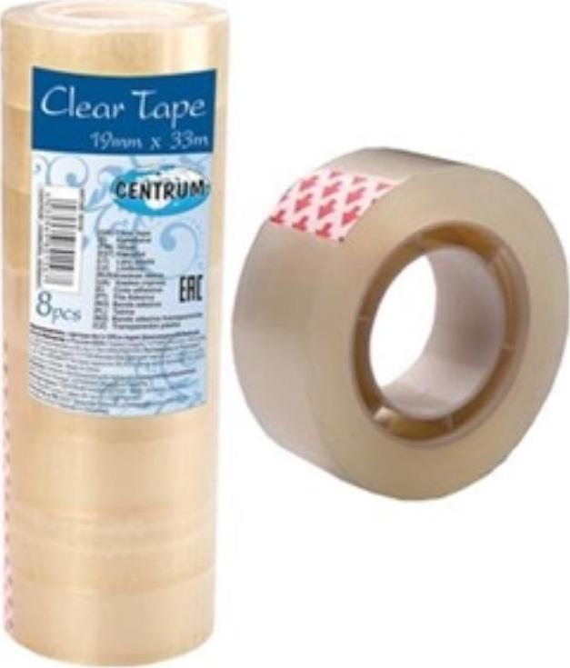 Centrum Taśma biurowa 19mmx33m (8szt) 80156