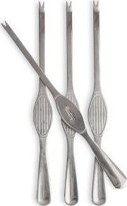 Sagaform Sztućce do owoców morza, 4 szt., stal nierdzewna, 20 cm / Sagaform