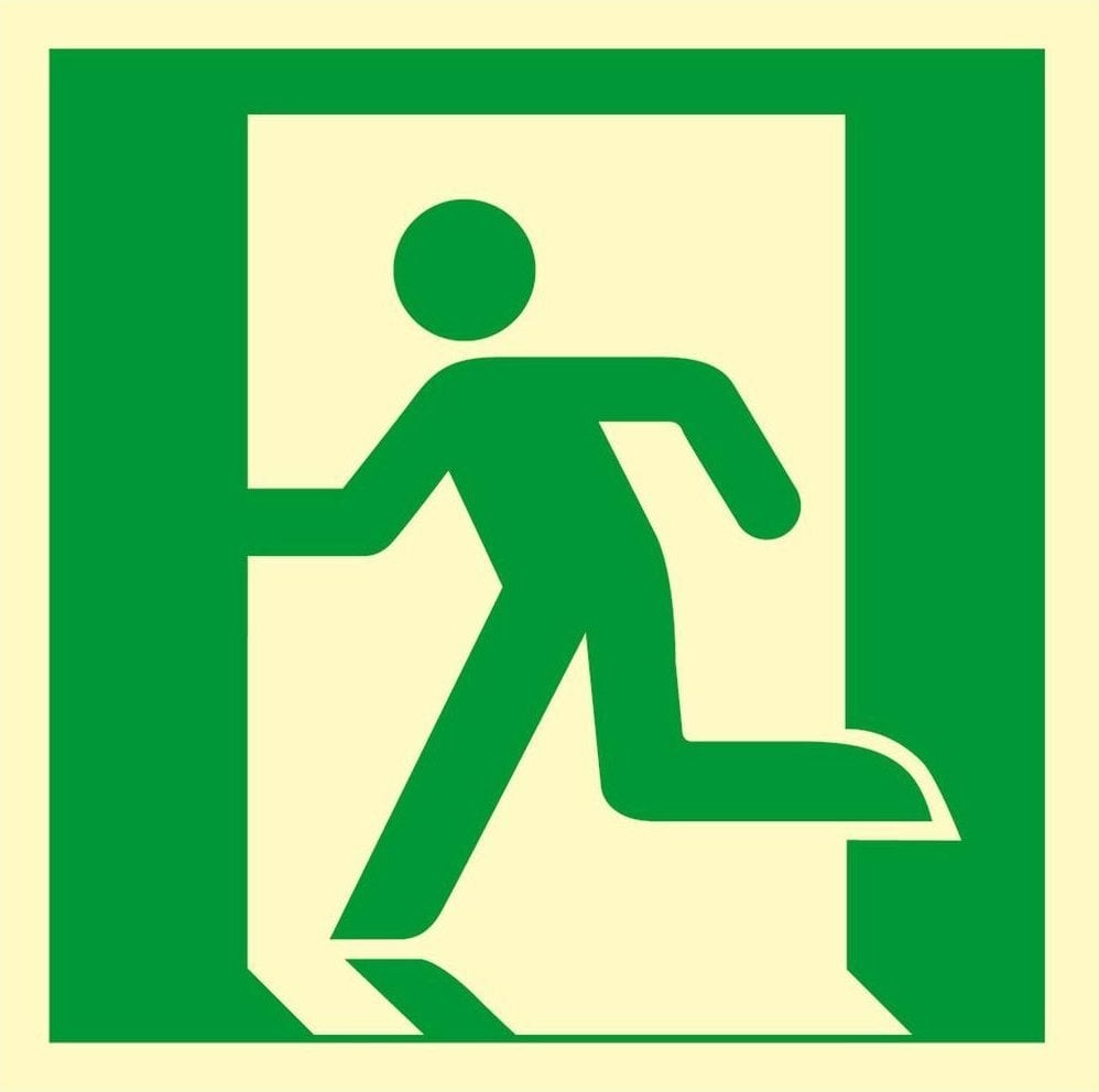 PROCERA Znak TDC, Wyjście ewakuacyjne (lewostronne)