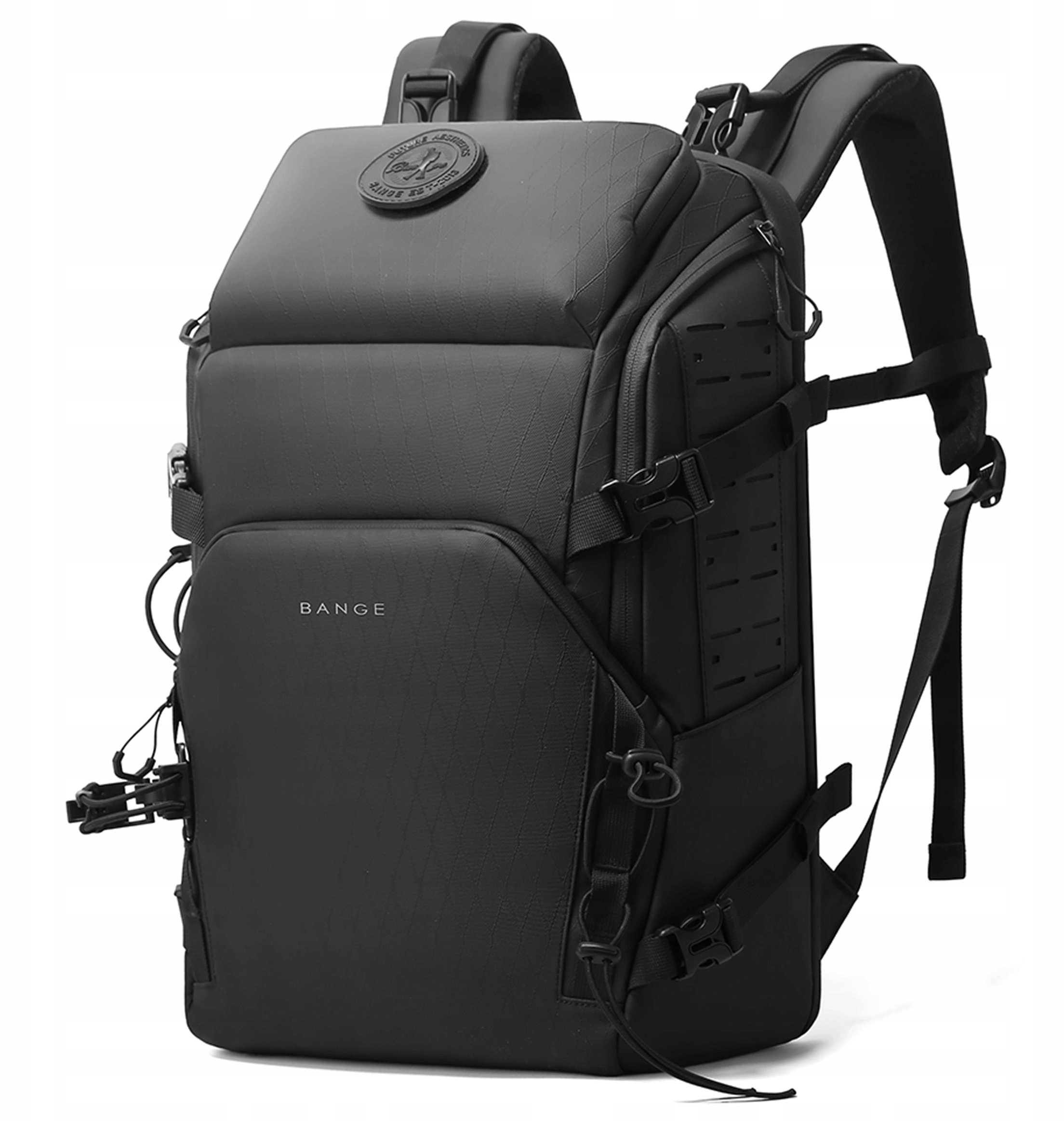 Plecak wodoodporny Bange rozszerzany 36-56L na laptopy do 15.6" - pojemny i wygodny, odporny i oddychający, miejski i turystyczn