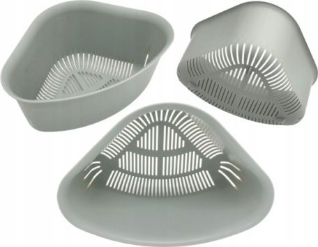 Koopman Ociekacz kuchenny do zlewu narożny na warzywa i owoce 23x16,5 cm