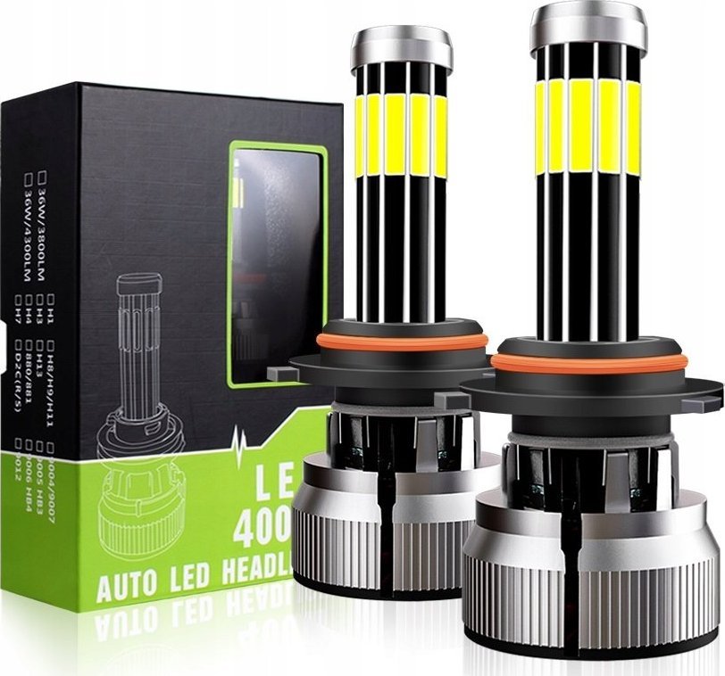 SKLEPLEDY Żarówki Led H7 X10 120W 360 20000LM