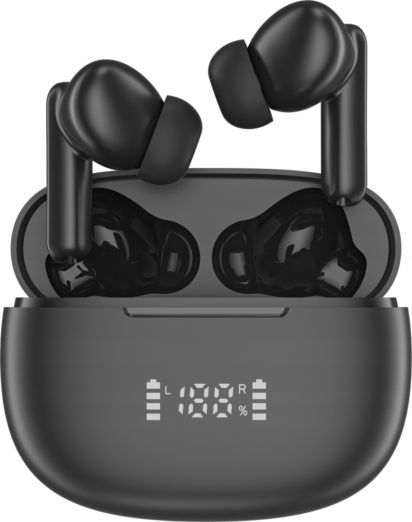 Słuchawki Audeeo Słuchawki TWS Audeeo Navigator z wyświetlaczem LED (czarne)