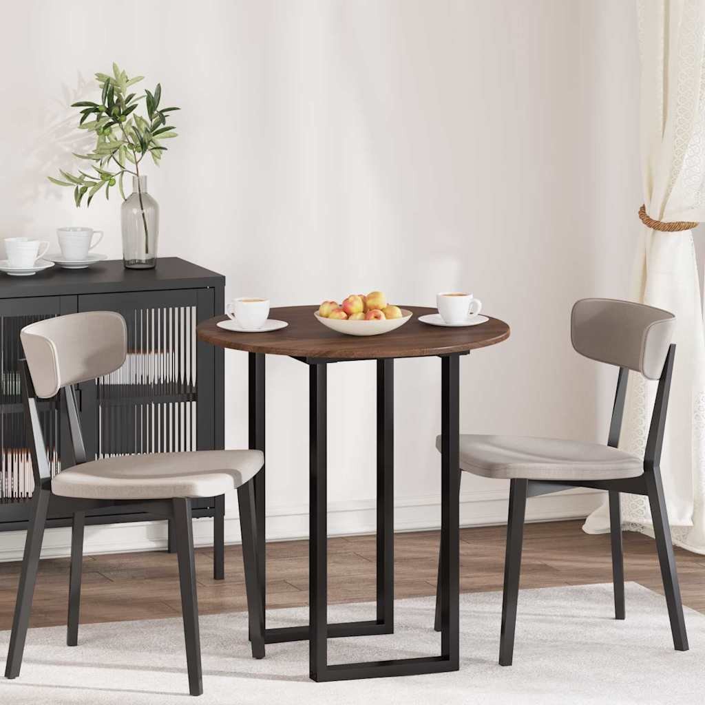 vidaXL Blat stołu Brązowy dąb 70 x 70 x 1.5 cm Materiał drewnopochodny