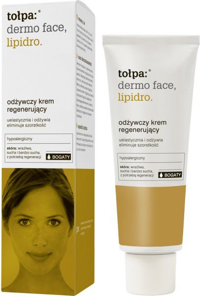 Tołpa Lipidro, odżywczy krem regenerujący, BOGATY, 40ml