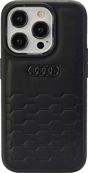 Audi GT Synthetic Leather iPhone 15 Pro Max 6.7" czarny/black hardcase AU-TPUPCIP15PM-GT/D2-BK NoSize