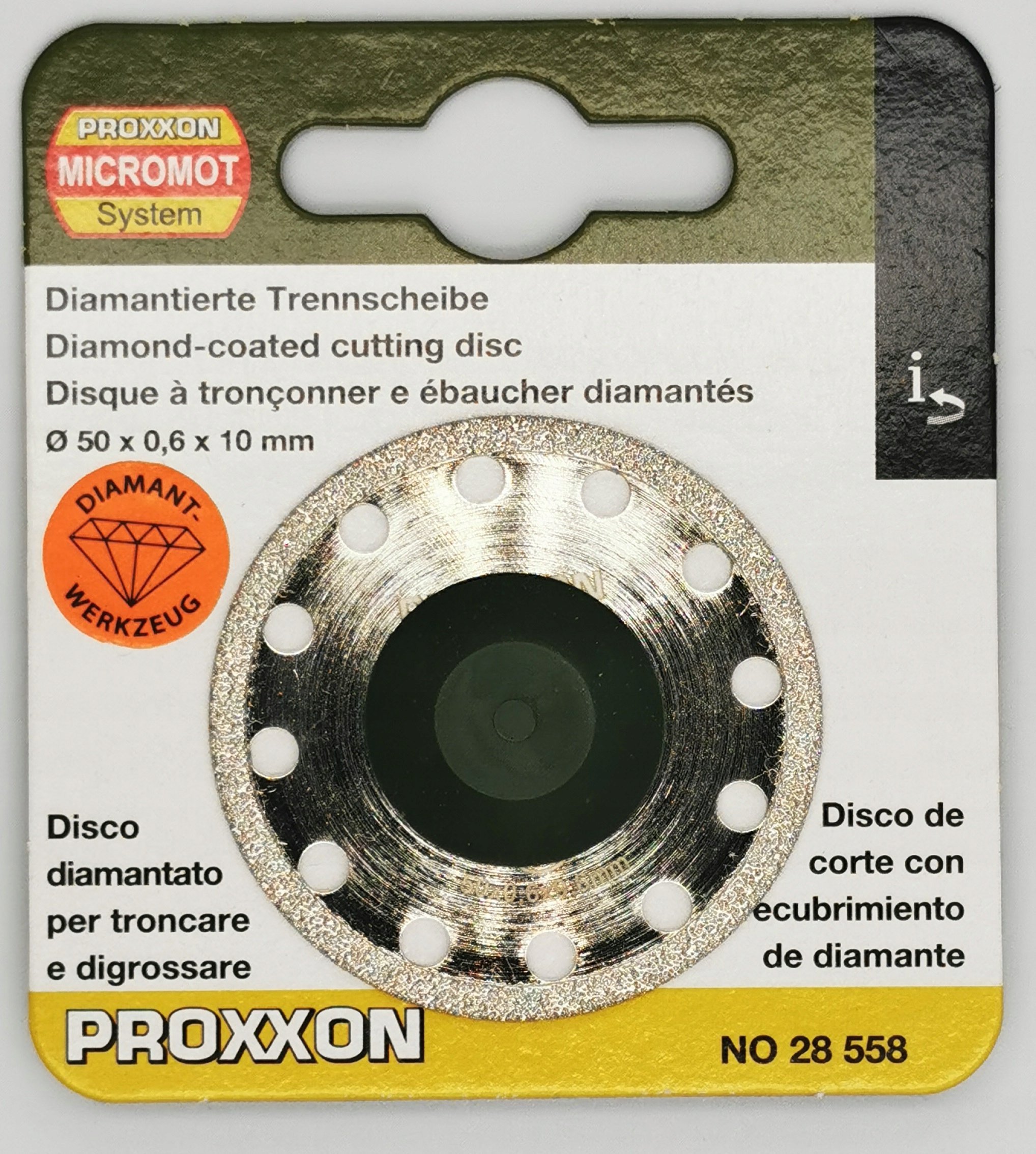 Proxxon Tarcza pokryta diamentem śr. 50 mm x 0,6, do LHW + LHW/A