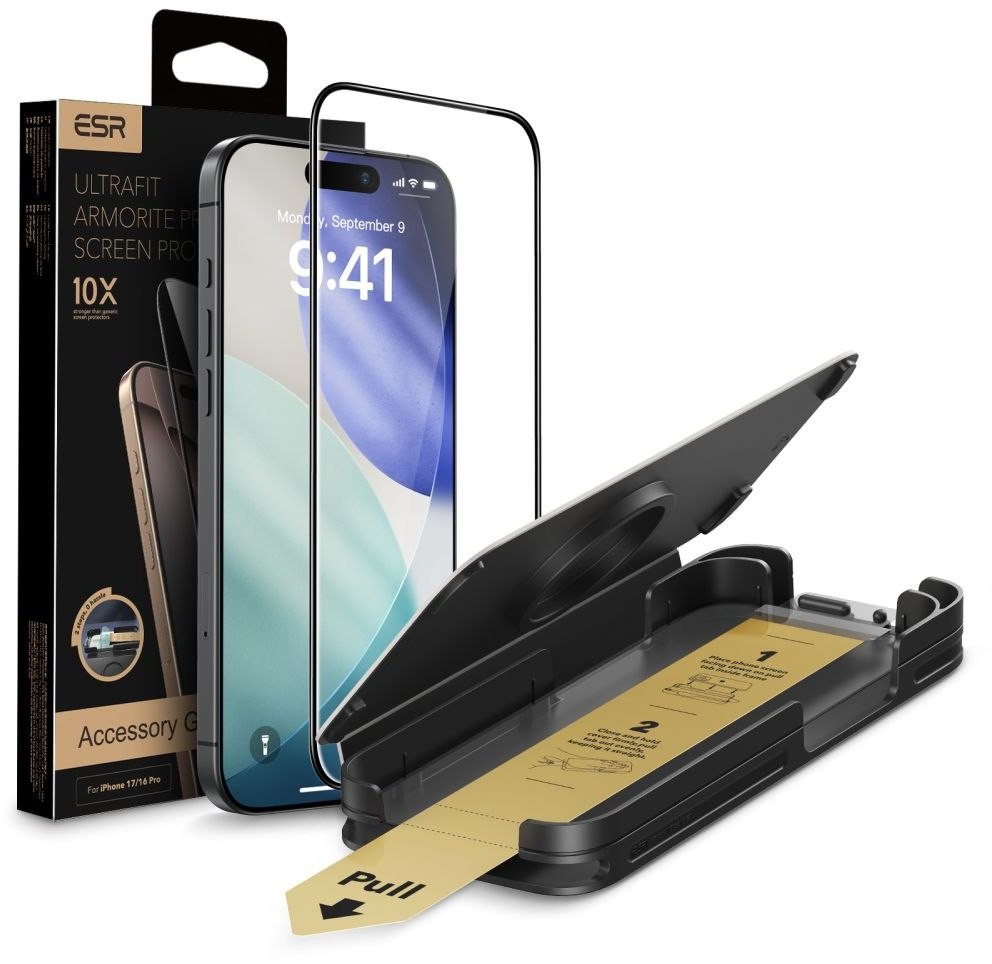 SZKŁO HARTOWANE ESR ULTRAFIT ARMORITE PRO TEMPERED GLASS IPHONE 17 PRO CLEAR