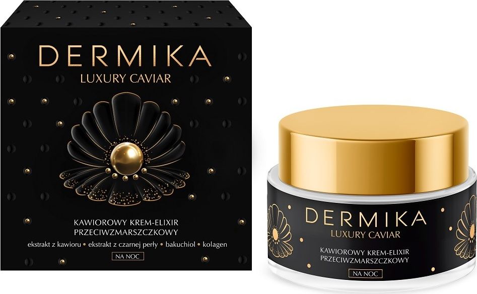 Dermika Luxury Caviar kawiorowy krem-elixir przeciwzmarszczkowy na noc 50ml