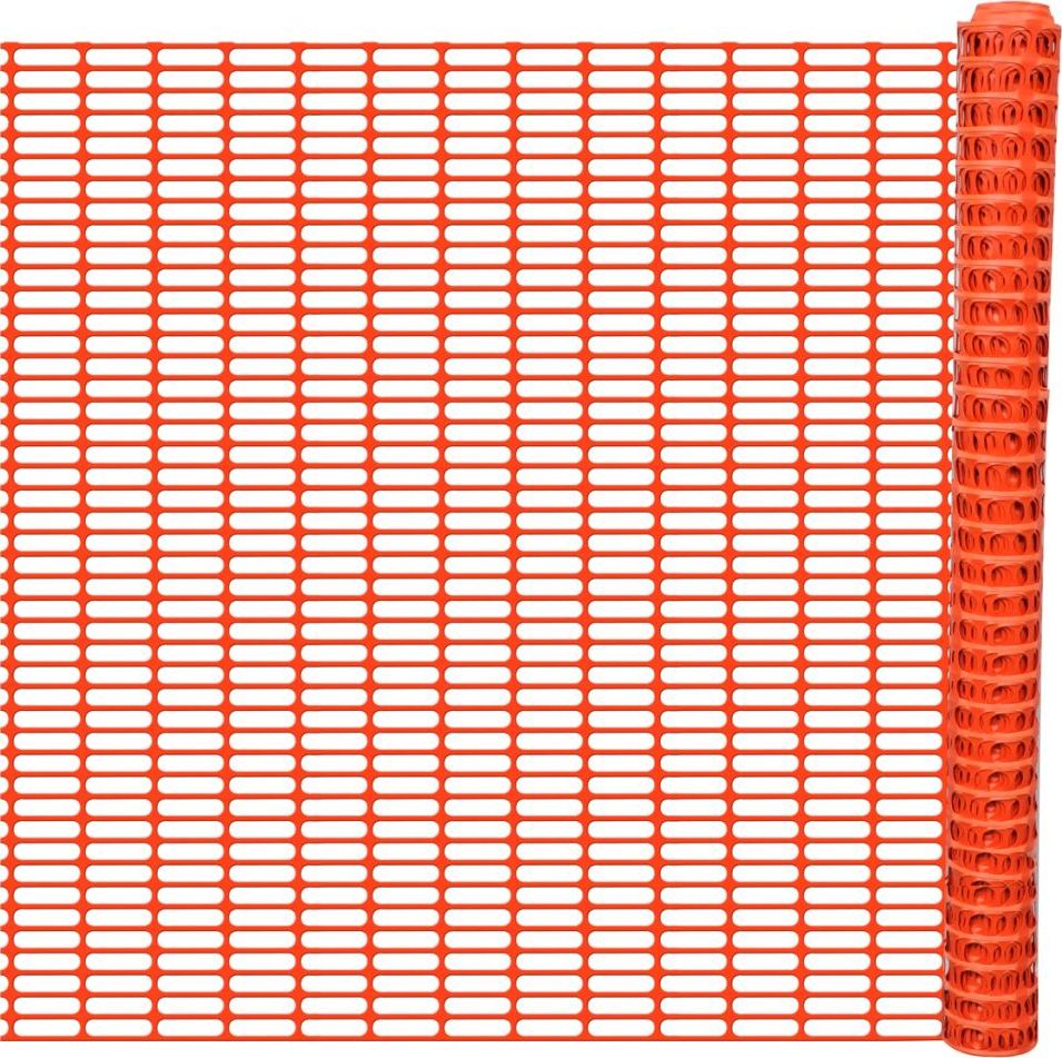 vidaXL Ogrodzenie ogrodowe, 50 m, pomarańczowe