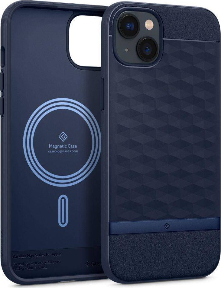 Spigen Spigen Caseology Parallax MAG iPhone 14 Plus 6,7" Magsafe Granatowy/Midnight Blue ACS04928