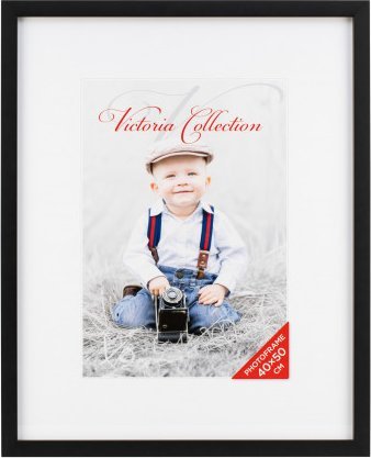 Ramka Victoria Collection Cubo photo frame 40x50, black (VF2275)