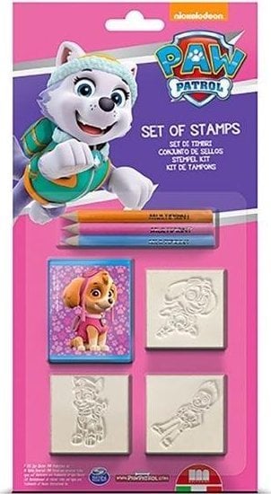 Multiprint MULTIPRINT PSI PATROL DLA DZIEWCZYNEK PIECZĄTKI BLISTER 3 SZT