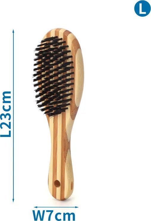 Nobleza Jednostronny grzebień z włosia z nadrukiem zebry Jednostronny grzebień z włosia z nadrukiem zebry