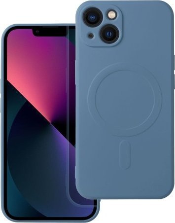 OEM Futerał SILICONE MAG COVER kompatybilny z MagSafe do IPHONE 13 niebieski